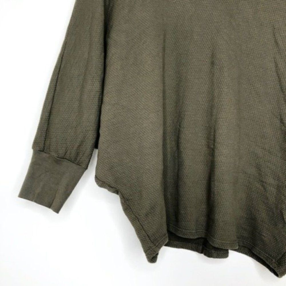 STATESIDE Turtleneck Olive Dolman Sleeve Sweater - Picture 4 of 9
